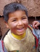 Jongen uit een dorp buiten Cuzco