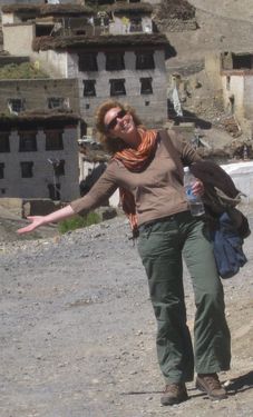 Lydia Atema in Kibber - India