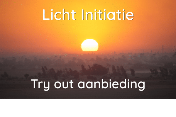 Licht Initiatie Try out Aanbieding