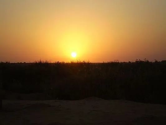 spirituele reis Egypte - zonsondergang Dakhla