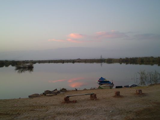 spirituele reis Egypte - meer in de Dakhla oase